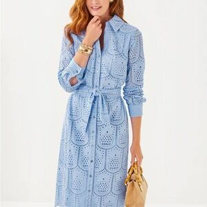 Lilly Pulitzer Eira Eyelet Midi Dress